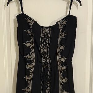 Soieblu, black strapless dress, size Large